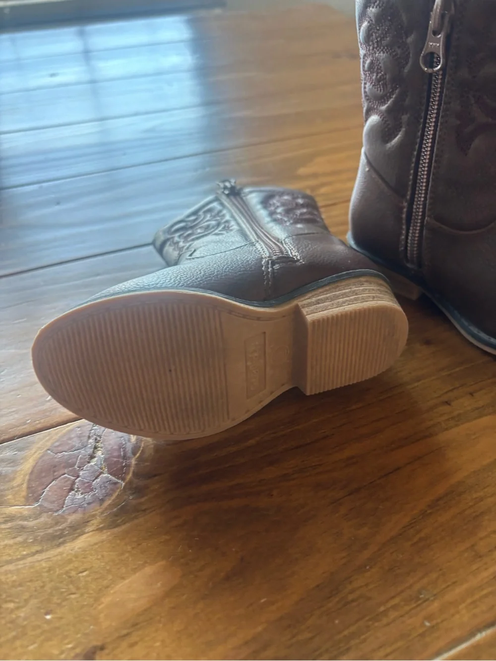 Cat & Jack Brown Toddler Western Boots